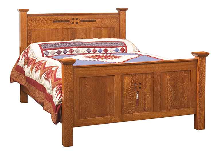 Amish West Village Bed