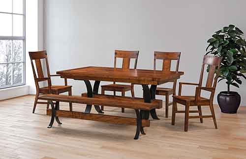 Amish Made Jericho Table - Click Image to Close