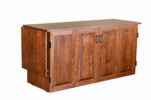 Amish Custom Sewing Machine Cabinet 4