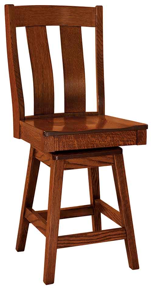Amish Laurie Dining Stool - Click Image to Close