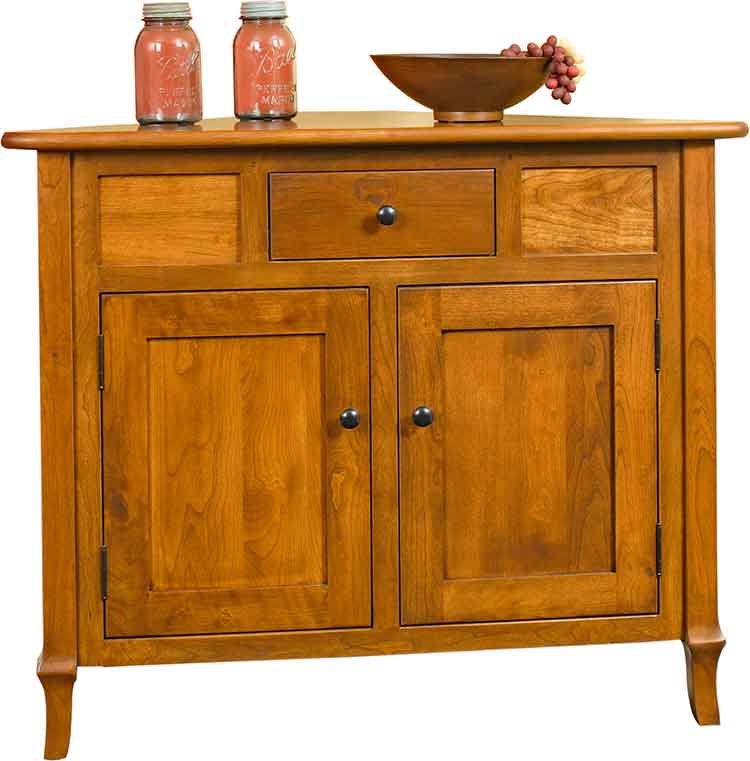 Amish Jacob Martin Corner Buffet w/ 1-Drawer