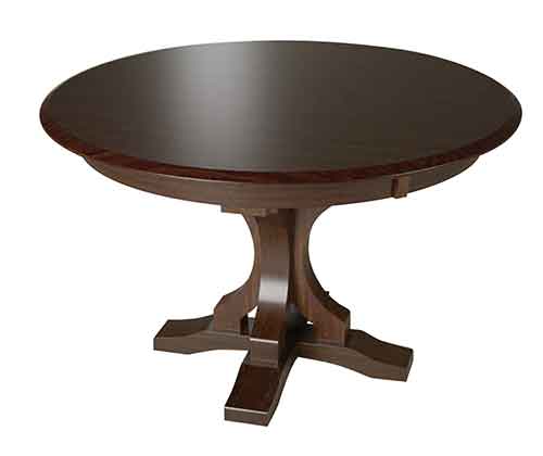 Amish Gatlin Single Pedestal Table