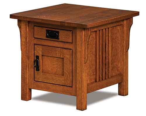 Amish Camden Cabinet End Table