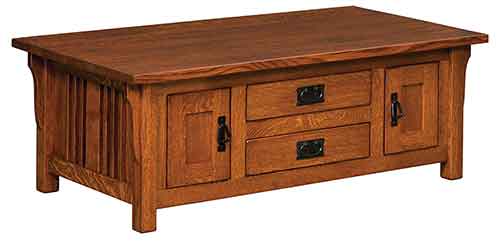 Amish Elliot Mission Cabinet Coffee Table