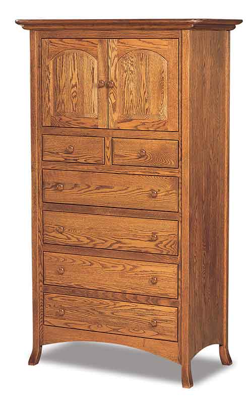 Amish Carlisle Chest Armoire - Click Image to Close