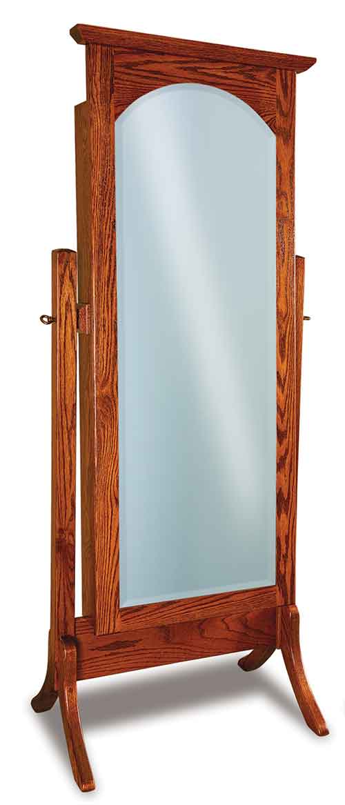 Amish Carlisle Beveled Jewelry Mirror - Click Image to Close