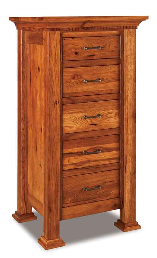 Amish Empire 5 Drawer Lingerie Chest - Click Image to Close