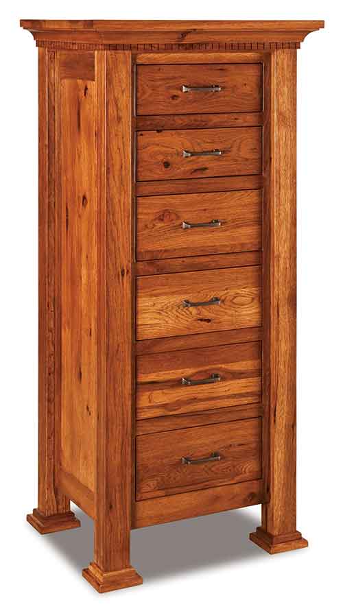 Amish Empire 6 Drawer Lingerie Chest - Click Image to Close