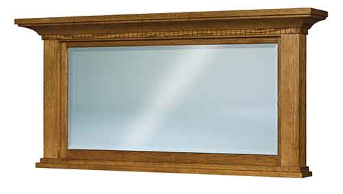 Amish Empire Square Post Crown Mirror for 051 - Click Image to Close