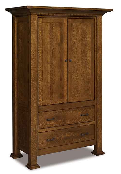 Amish Empire Armoire - Click Image to Close