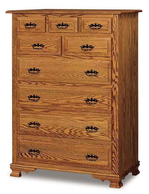 Amish Hoosier Heritage 9 Drawer Chest