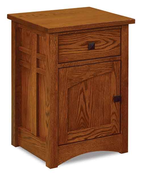 Amish Kascade Nightstand 1 drawer, 1 door - Click Image to Close