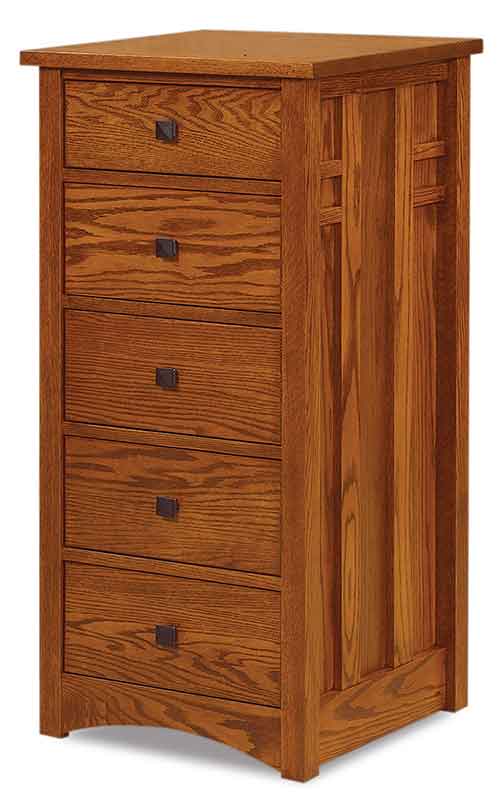 Amish Kascade 5 Drawer Lingerie Chest - Click Image to Close