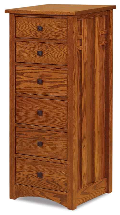 Amish Kascade 6 Drawer Lingerie Chest - Click Image to Close