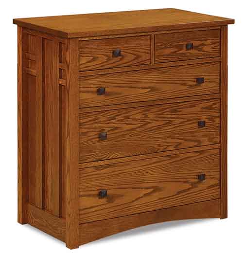 Amish Kascade 5 Drawer Childs Chest - Click Image to Close