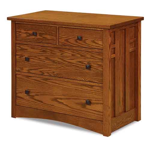 Amish Kascade 4 Drawer Child's Chest - Click Image to Close