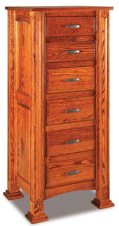 Amish Lexington 6 Drawer Lingerie Chest - Click Image to Close