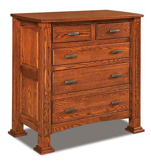 Amish Lexington 5 Drawer Child's Chest - Click Image to Close