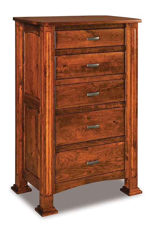 Amish Lexington 5 Drawer Chest - Click Image to Close