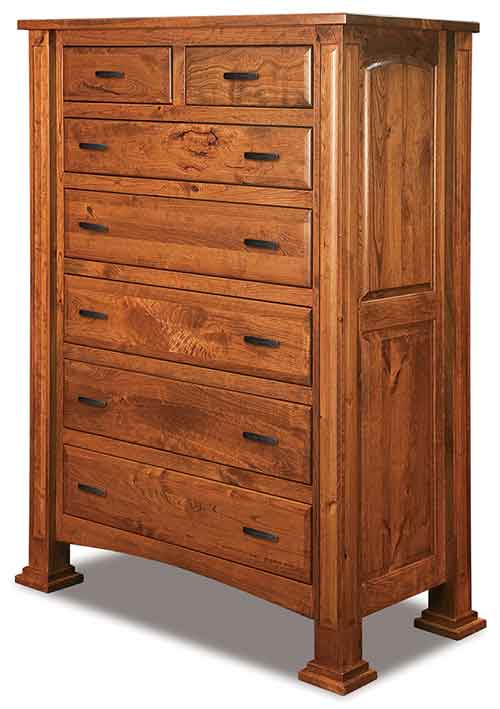 Amish Lexington 7 Drawer Chest - Click Image to Close