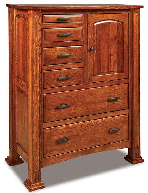 Amish Lexington Gentleman's Chest - Click Image to Close