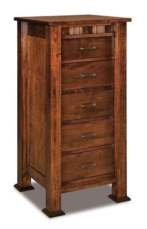 Amish Sequoyah 5 Drawer Lingerie Chest - Click Image to Close