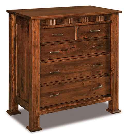 Amish Sequoyah 5 Drawer Child's Chest - Click Image to Close