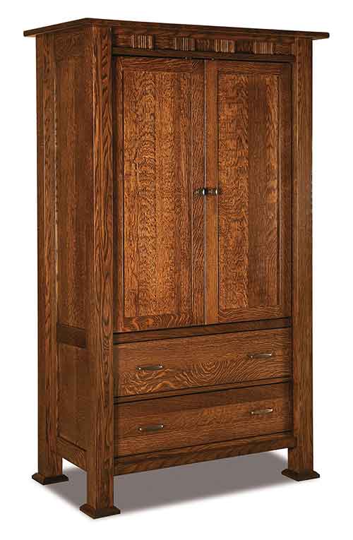 Amish Sequoyah Armoire - Click Image to Close