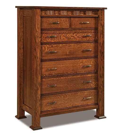 Amish Sequoyah 7 Drawer Chest