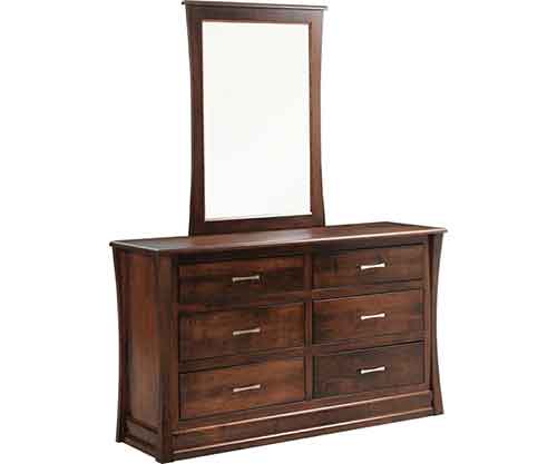 (image for) Amish Carlisle Dresser and Mirror