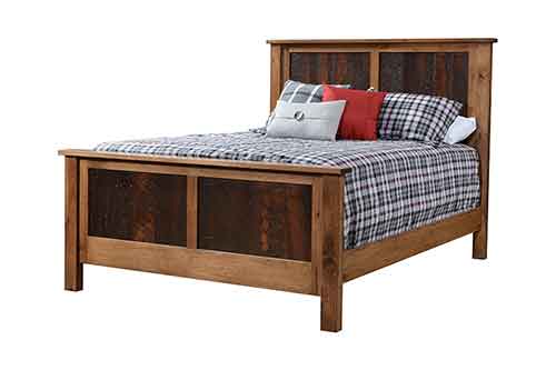 (image for) Amish Manhattan Panel Bed