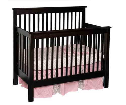 (image for) Amish Shaker Slat Convertible Crib