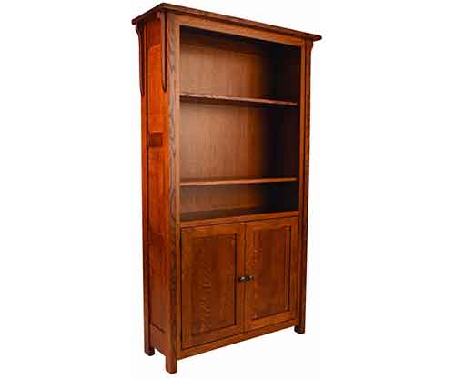 Boston Bookcase with Lower Doors - Click Image to Close