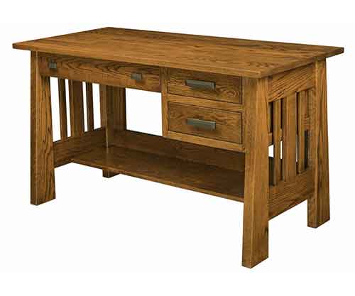 Freemont Open Mission Open Pedestal Desk - Click Image to Close