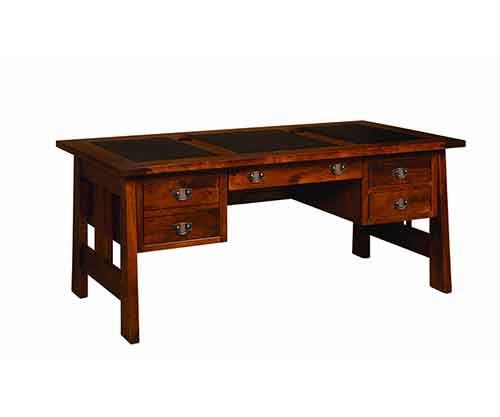 Freemont Open Mission Pedestal Desk