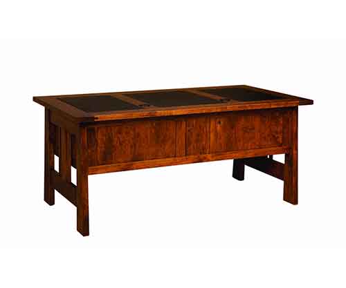 Freemont Open Mission Pedestal Desk