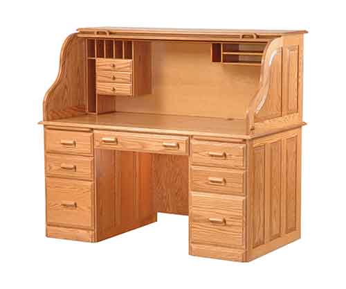 (image for) Amish Computer Rolltop Desk