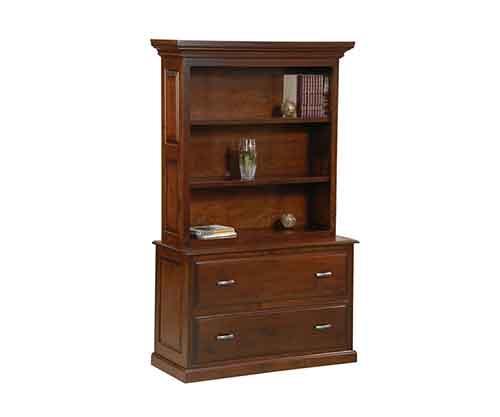 (image for) Amish Newport Lateral File Cabinet Bookcase