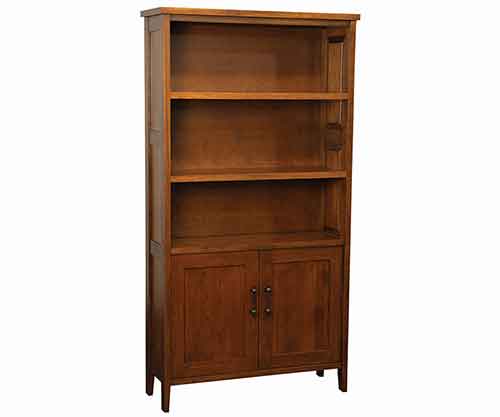 (image for) Amish Pierre Bookcase with Doors