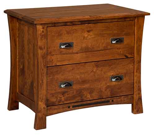 (image for) Amish Arts & Crafts 2 Drawer Lateral File