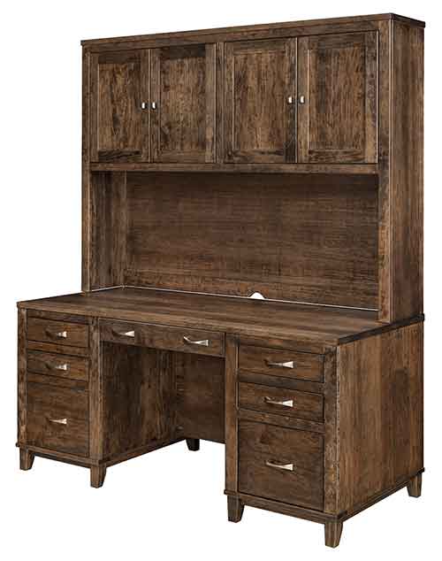 (image for) Amish Integra Desk with Hutch Top