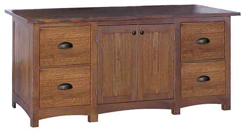 (image for) Amish Oakwood Credenza