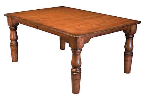 Amish French Farmhouse Legged Table