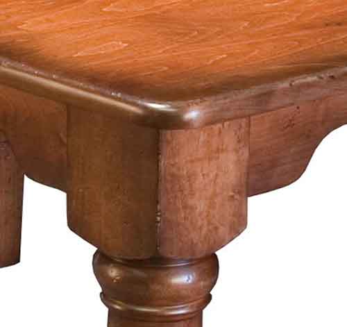 Amish French Farmhouse Legged Table