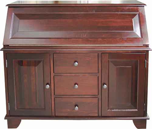 Graham Secretary Desk - 2 Doors 3 Drawers