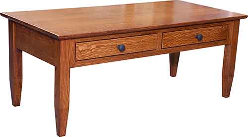 Knob View Shaker Coffee Table