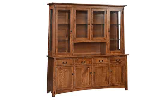 Lodge 4 Door (2Long 2Short) Hutch Top