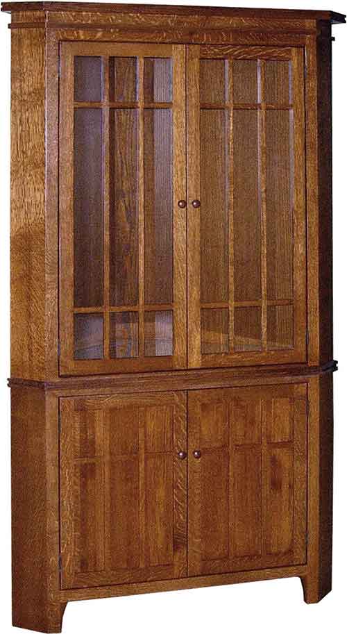 Spruce Creek 32'' Corner Hutch(Long Top Doors)