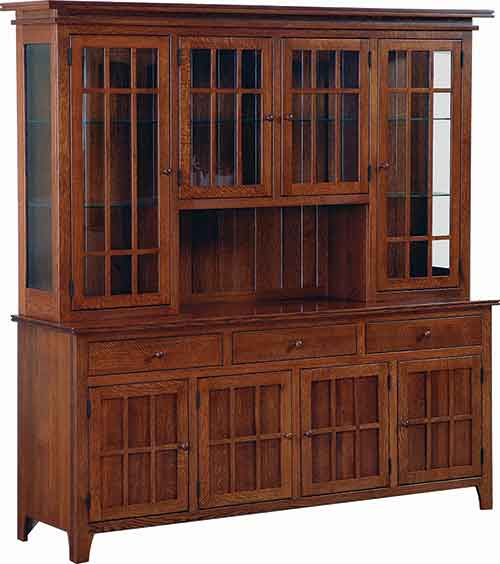 Spruce Creek 4 Door (2Long 2Short)Hutch Top - Click Image to Close