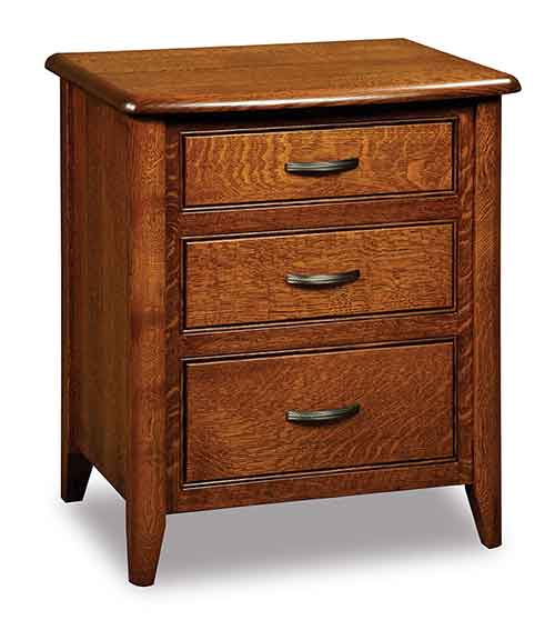 Cascade 3-Drawer Nightstand